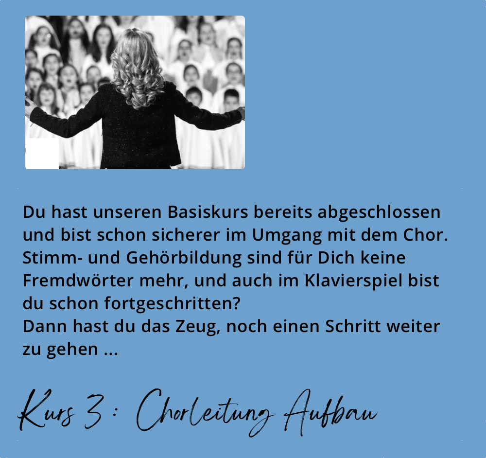 Chorleitung-Aufbau
